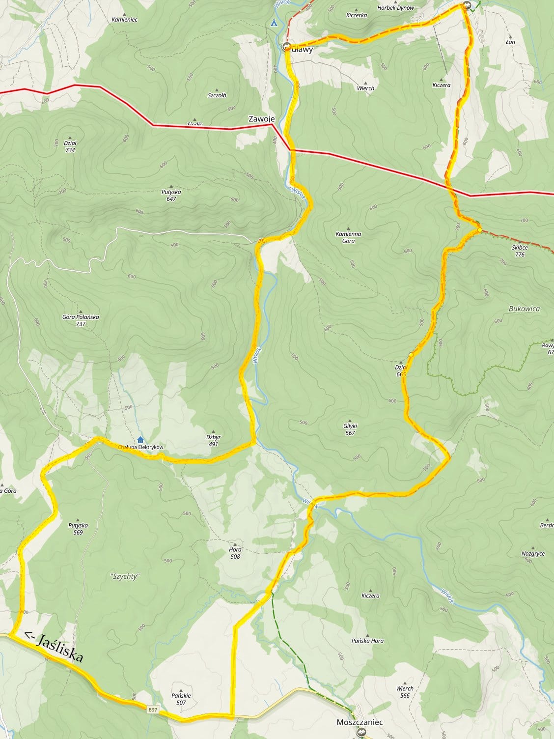 Beskid Niski - szlak na wschodzie